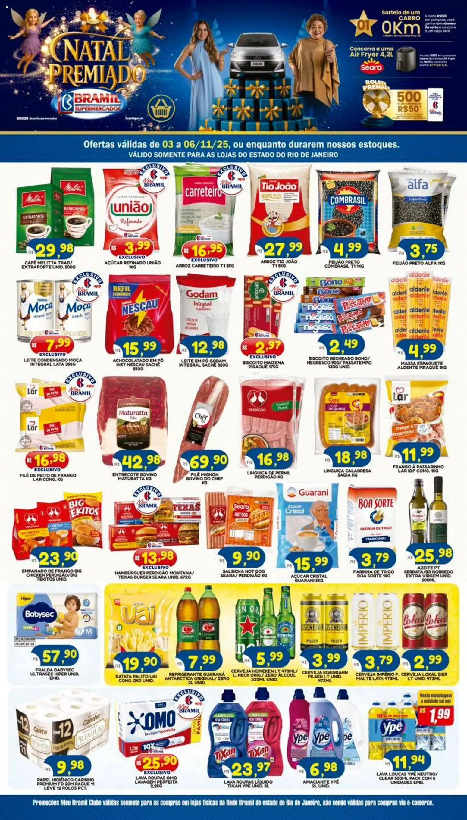 Pré-Visualização do folheto "Ofertas da semana" da loja Bramil Supermercados válido a partir de 03/11/2025