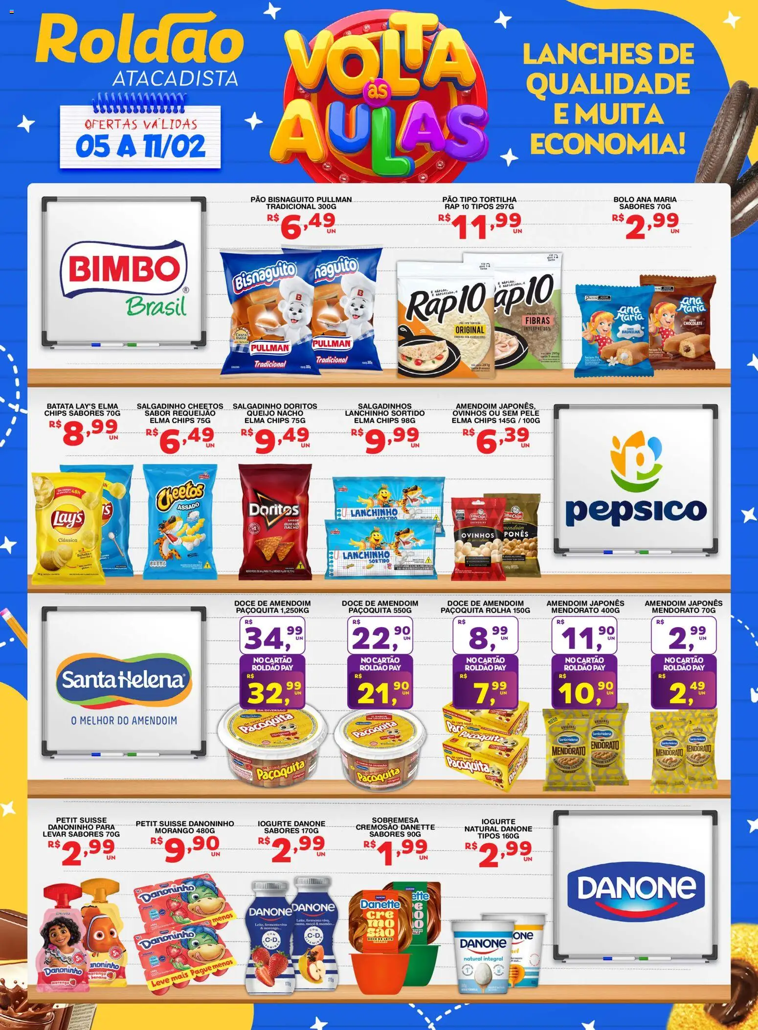 Pré-Visualização do folheto "Ofertas Volta Ás Aulas" da loja Roldão válido a partir de 05/02/2026