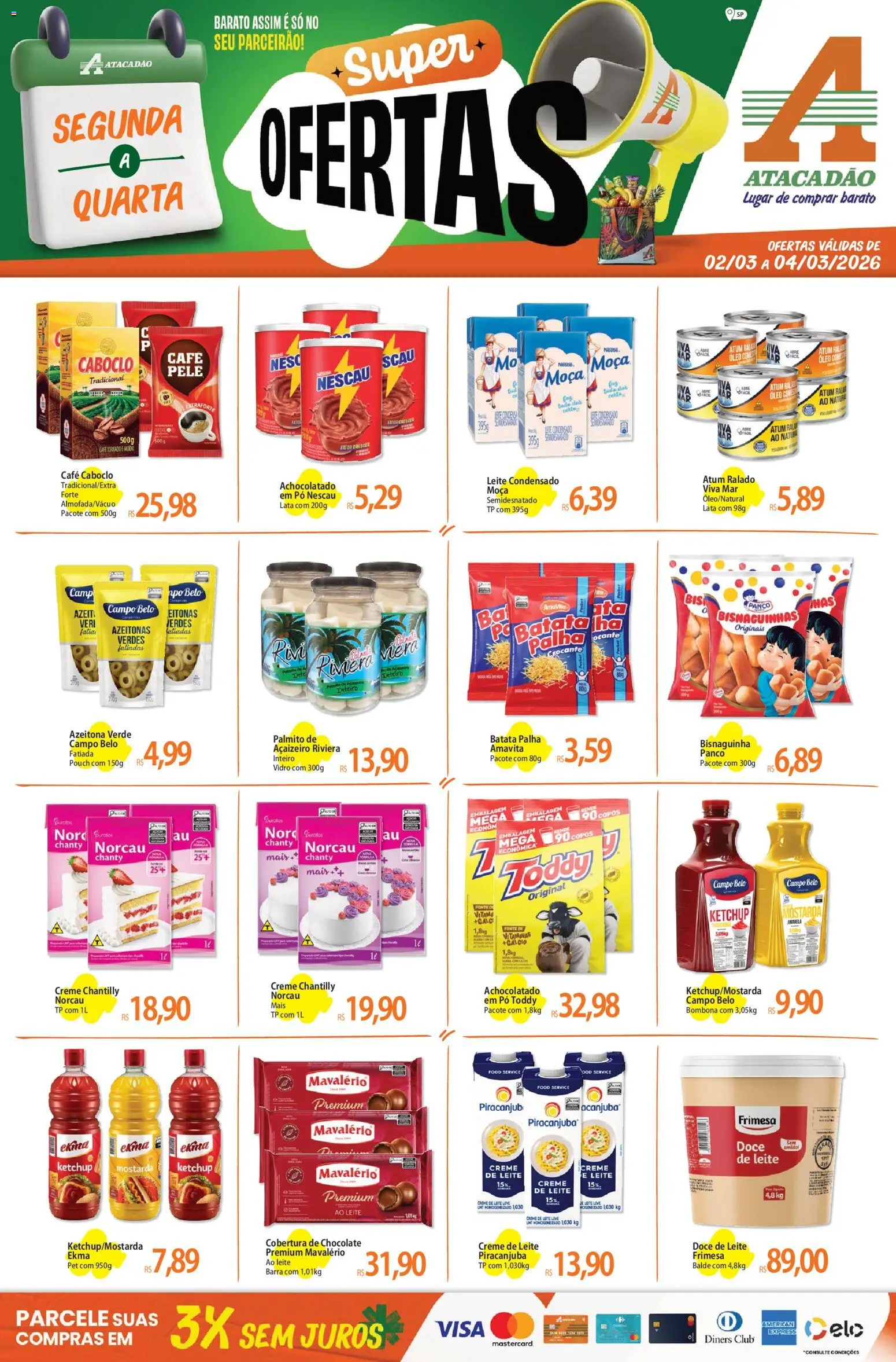 Pré-Visualização do folheto "ofertas - SP" da loja Atacadão válido a partir de 02/03/2026