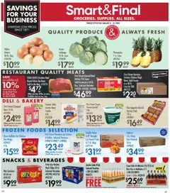 Ad Preview of Smart & Final Business & Club Savings from 08/05/2025