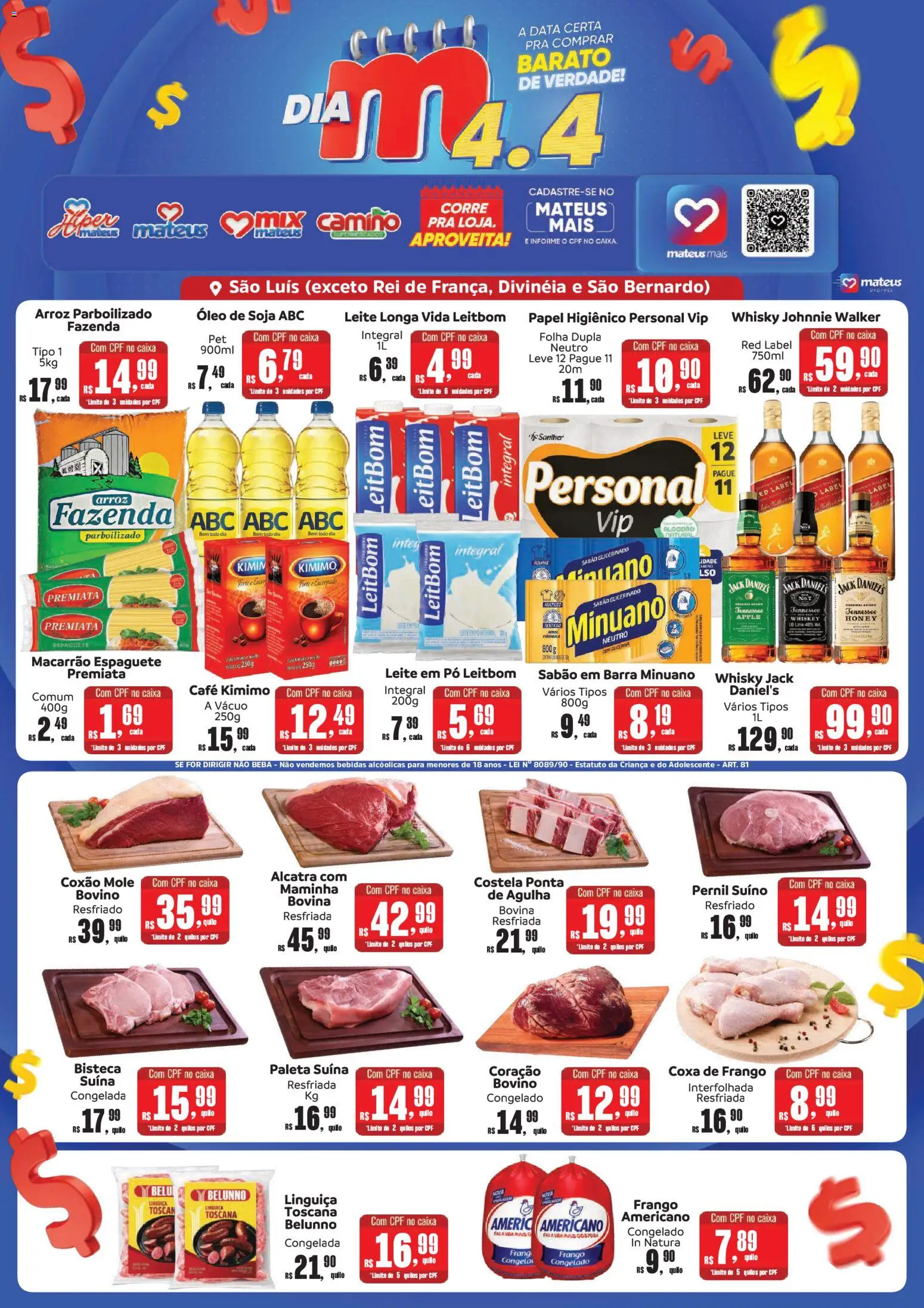 Pré-Visualização do folheto "Mateus ofertas Dia M" da loja Mateus válido a partir de 04/04/2026