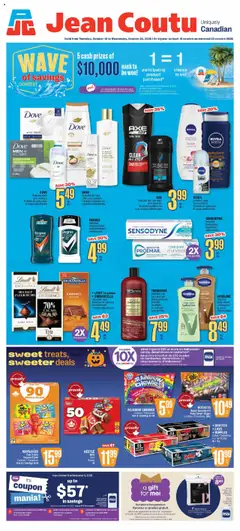 Un aperçu du dépliant Weekly Flyer du magasin Jean Coutu est valide à partir 16 oct. 2025