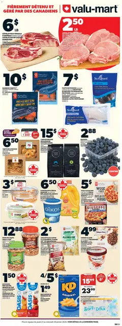Preview of leaflet Circulaire from shop Valu Mart is valid from Jan 22, 2026
