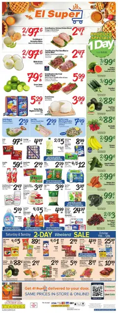 Ad Preview of El Super Weekly Ad - NM from 10/08/2025
