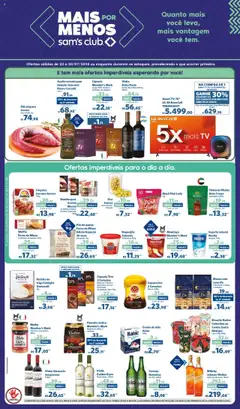 Pré-Visualização do folheto "Ofertas Leve Pague" da loja Sam's Club válido a partir de 23/07/2025