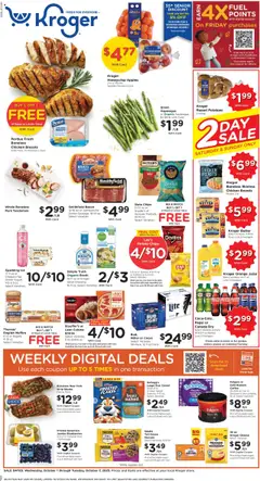 Ad Preview of Kroger Weekly Ad from 10/01/2025