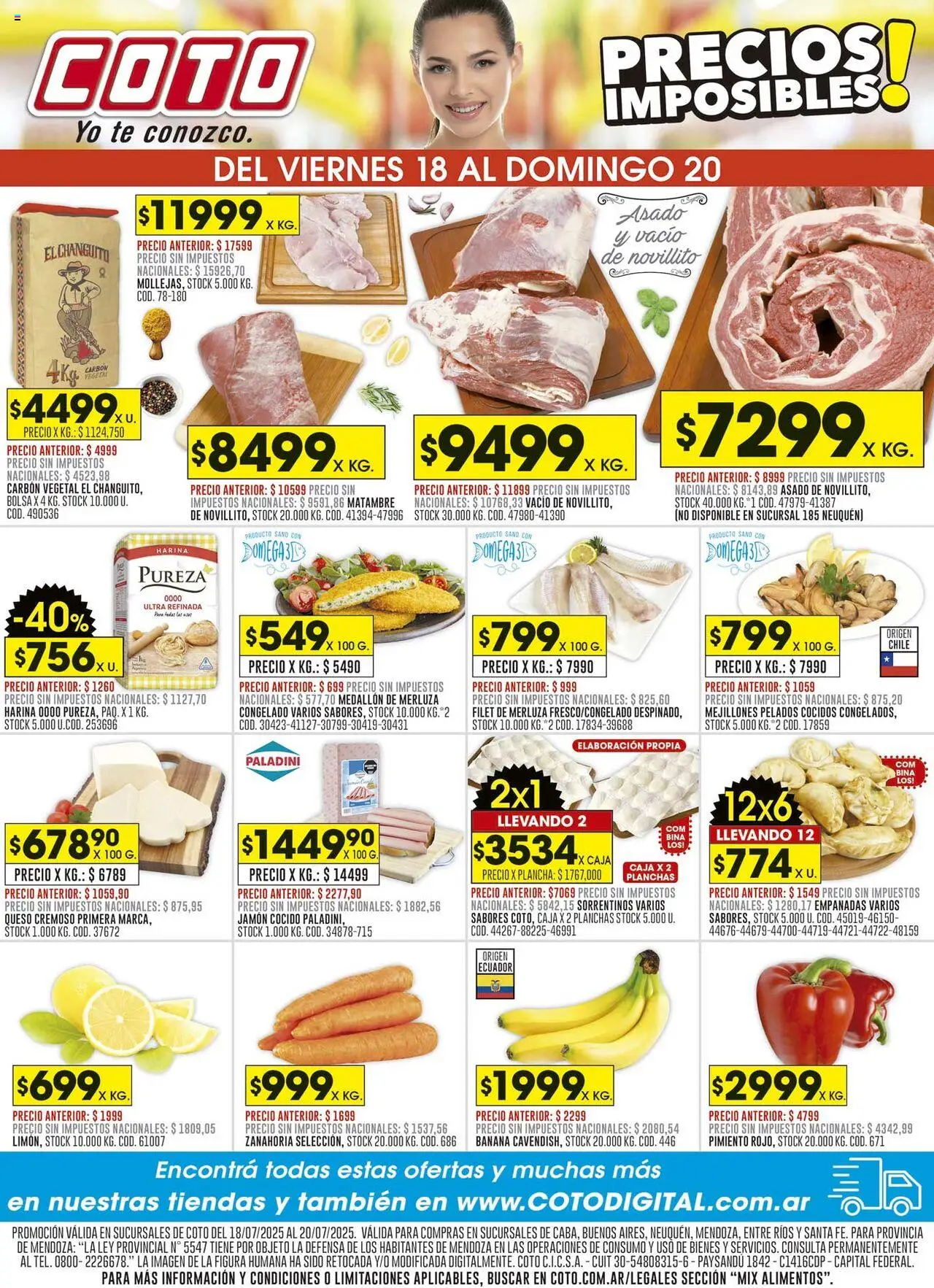 Coto Precios Imposibles del 18/07/2025 >> Catálogo