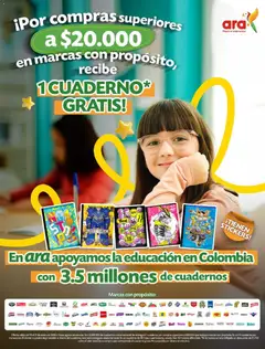  Vista previa del prospecto Ahorra con precios bajos y ofertas en la canasta familiar del almacen Ara válida del 15/01/2026 al 31/12/2026