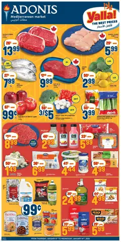 Preview of leaflet Weekly Flyer from shop Adonis is valid from Jan 08, 2026