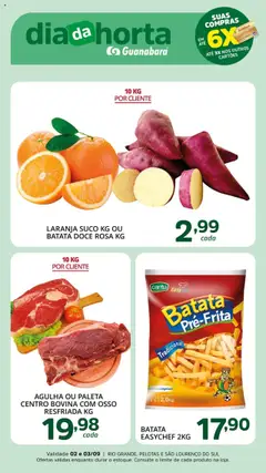 Pré-Visualização do folheto "Ofertas da semana" da loja Supermercado Guanabara válido a partir de 02/09/2025