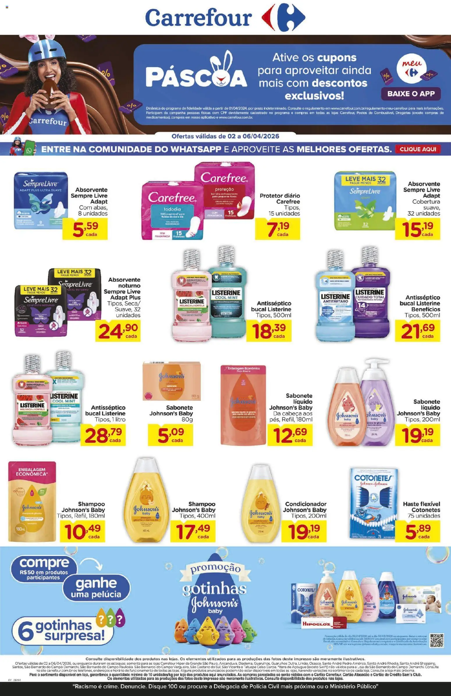Pré-Visualização do folheto "Carrefour ofertas Final de Semana" da loja Carrefour válido a partir de 02/04/2026