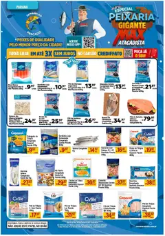 Pré-Visualização do folheto "Ofertas Especial Peixaria Gigante" da loja Max Atacadista válido a partir de 01/09/2025