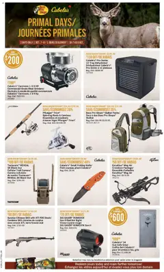 Preview of leaflet Flyer / circulaire from shop Cabelas is valid from Oct 07, 2025