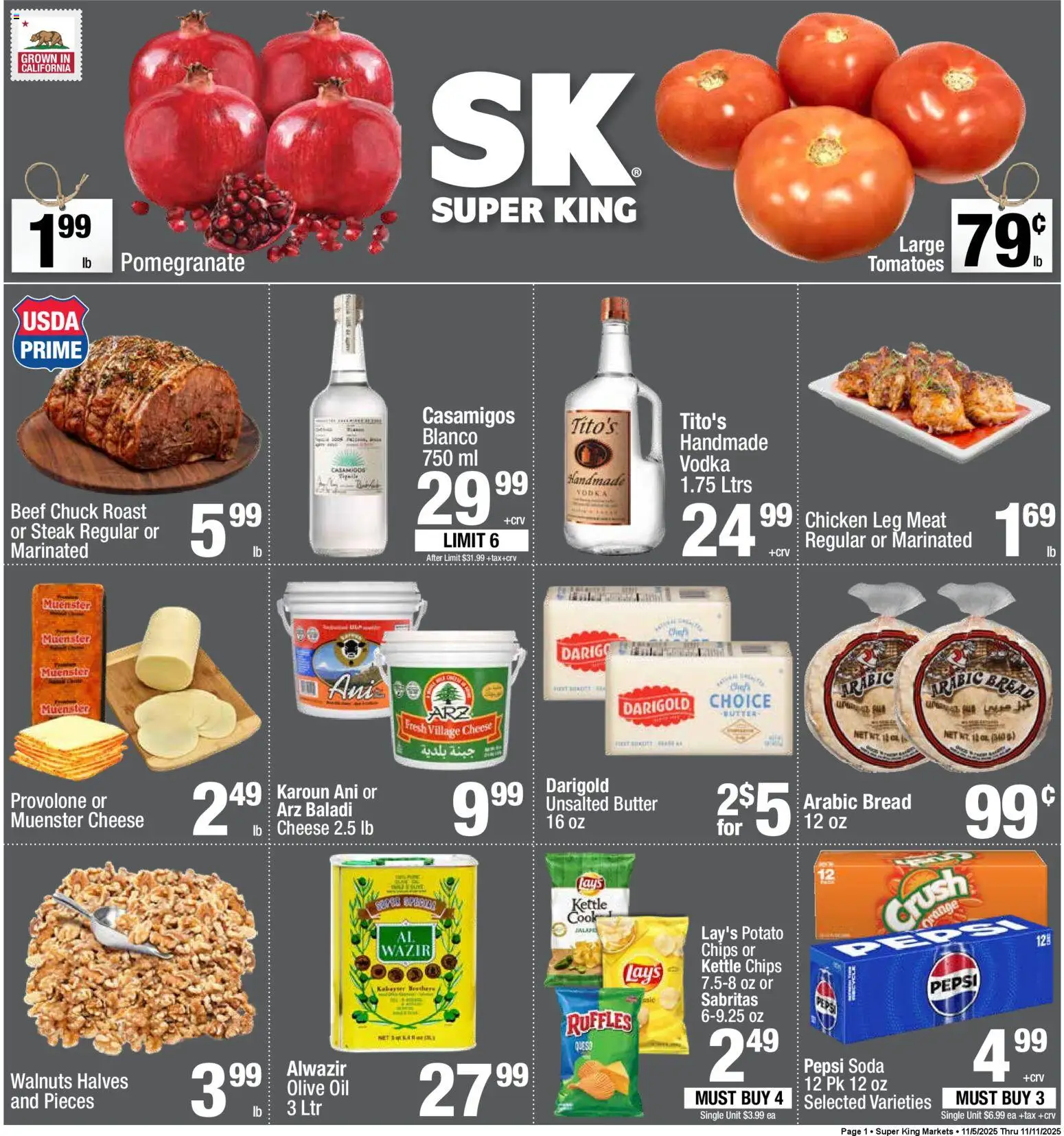 Ad Preview of Super King Weekly Ad from 11/12/2025