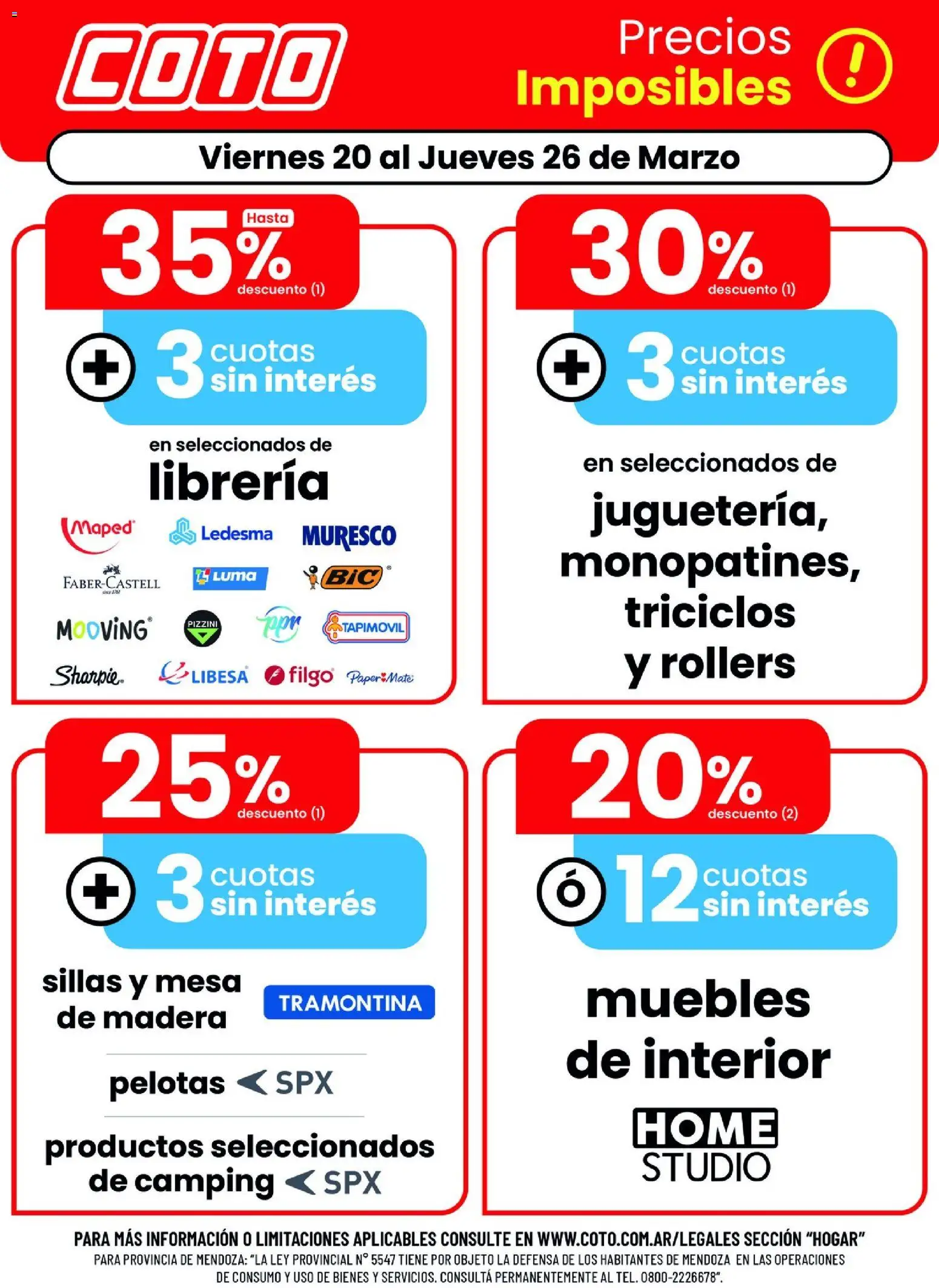 Vista previa del folleto de la tienda Coto válido desde el 20/03/2026 