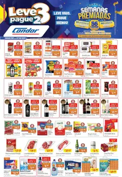 Pré-Visualização do folheto "Ofertas Semanas Premiadas" da loja Supermercados Condor válido a partir de 14/07/2025