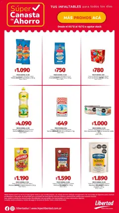 Vista previa del folleto de la tienda Hipermercado Libertad válido desde el 05/12/2025 