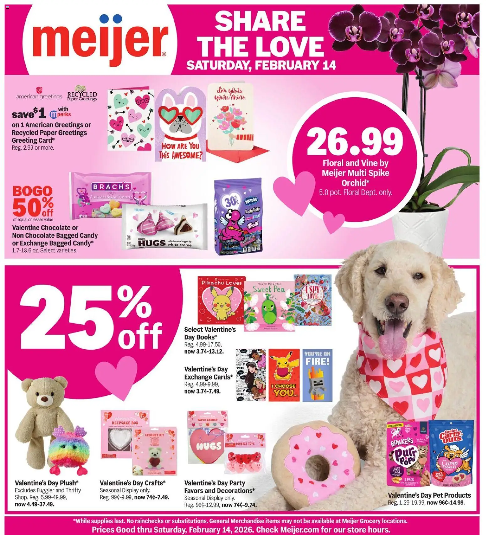 Ad Preview of Meijer Valentines Day from 02/11/2026