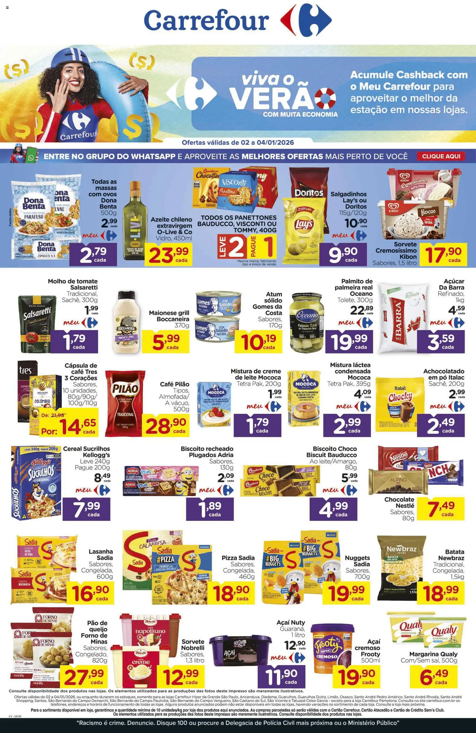 Pré-Visualização do folheto "Ofertas da semana" da loja Carrefour válido a partir de 02/01/2026