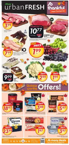 Un aperçu du dépliant Weekly Flyer - Urban Fresh du magasin Sobeys est valide à partir 9 oct. 2025