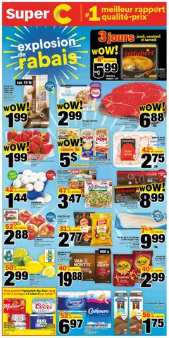 Preview of leaflet Weekly flyer / circulaire from shop Super C is valid from Feb 26, 2026