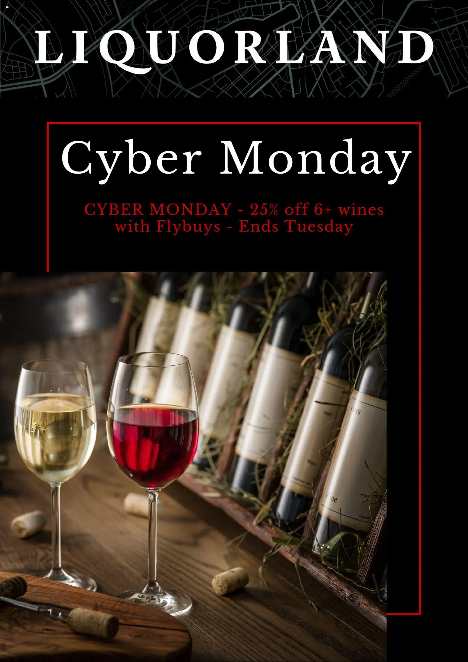 Preview of catalogue Cyber Monday from shop Liquorland valid 01/12/2025