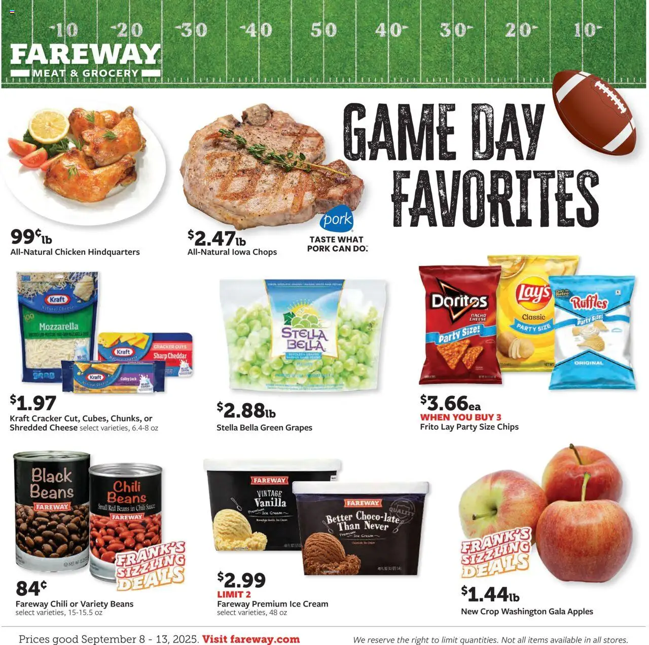 Fareway Weekly Ad from 09/08/2025 - Flyer - Page number 1