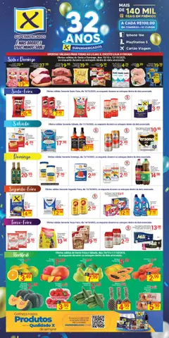 Pré-Visualização do folheto "Ofertas da semana" da loja X Supermercados válido a partir de 10/10/2025