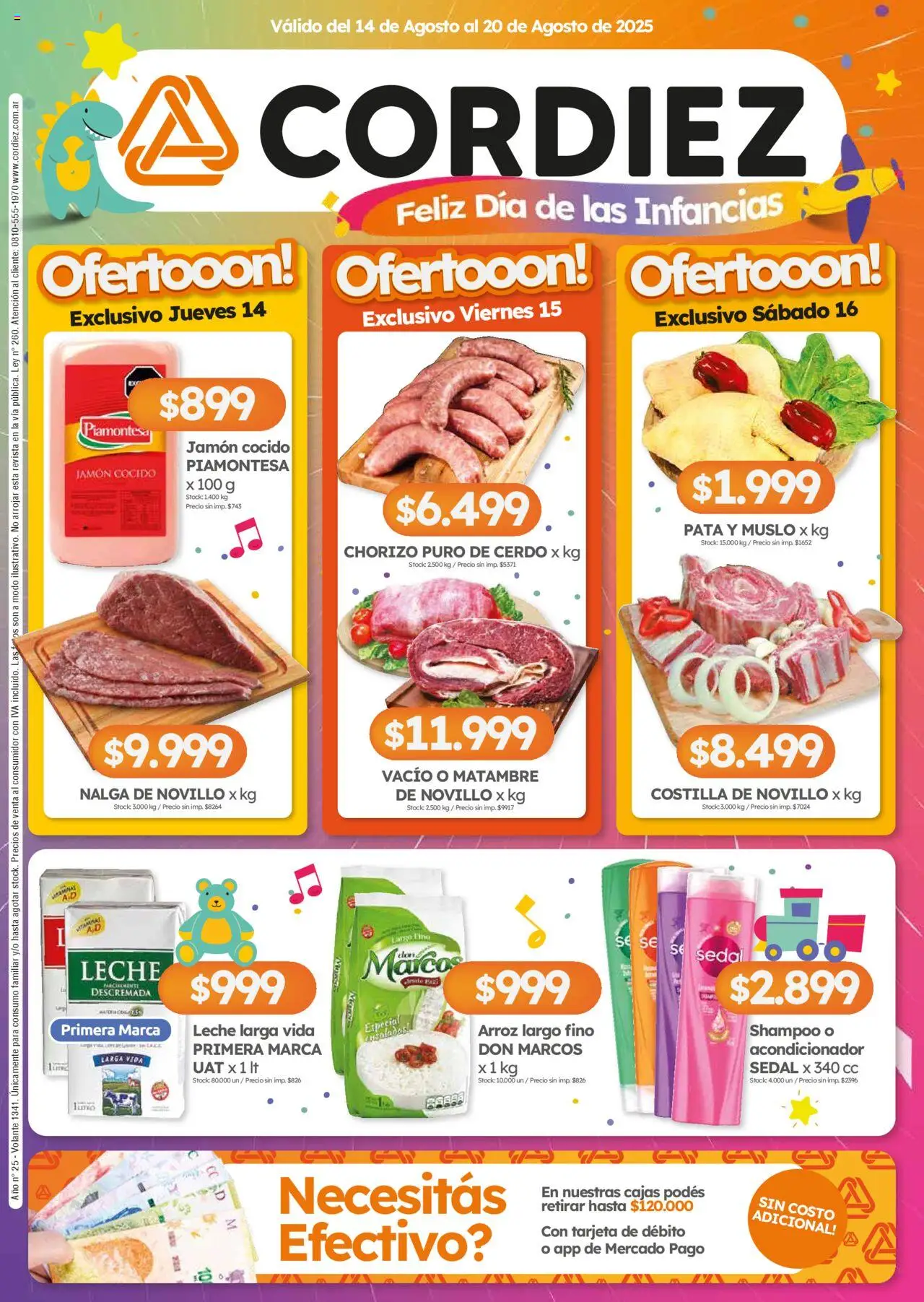 Cordiez Ofertas del 14/08/2025 >> Catálogo