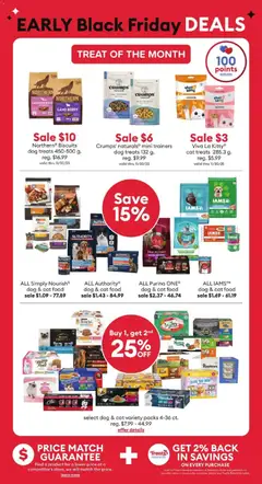 Preview of leaflet Black Friday from shop Petsmart is valid from Nov 20, 2025 | Page: 3