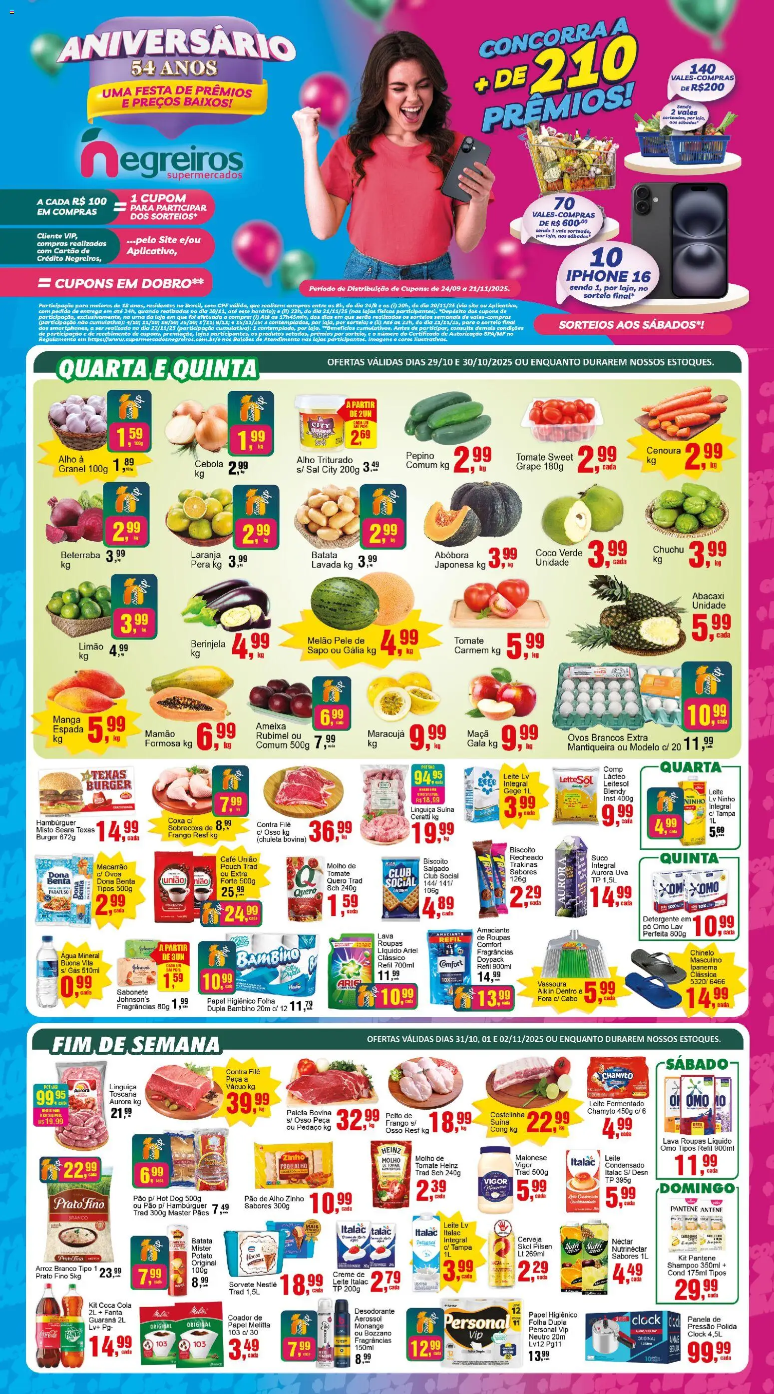 Pré-Visualização do folheto "Ofertas da semana" da loja Negreiros válido a partir de 29/10/2025