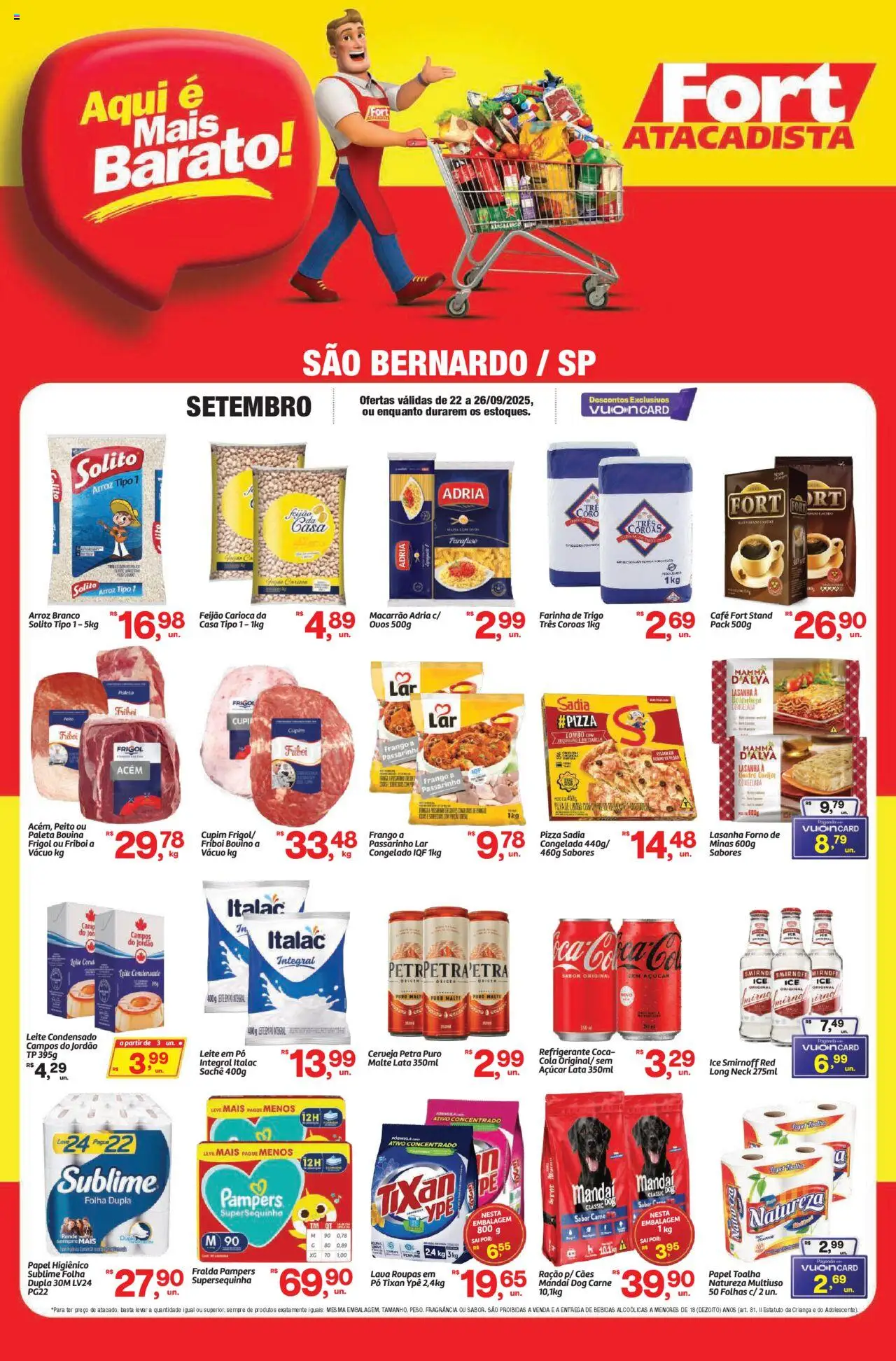 Fort Atacadista folheto "Ofertas da semana" válido a partir de 22/09/2025 - número de página 1