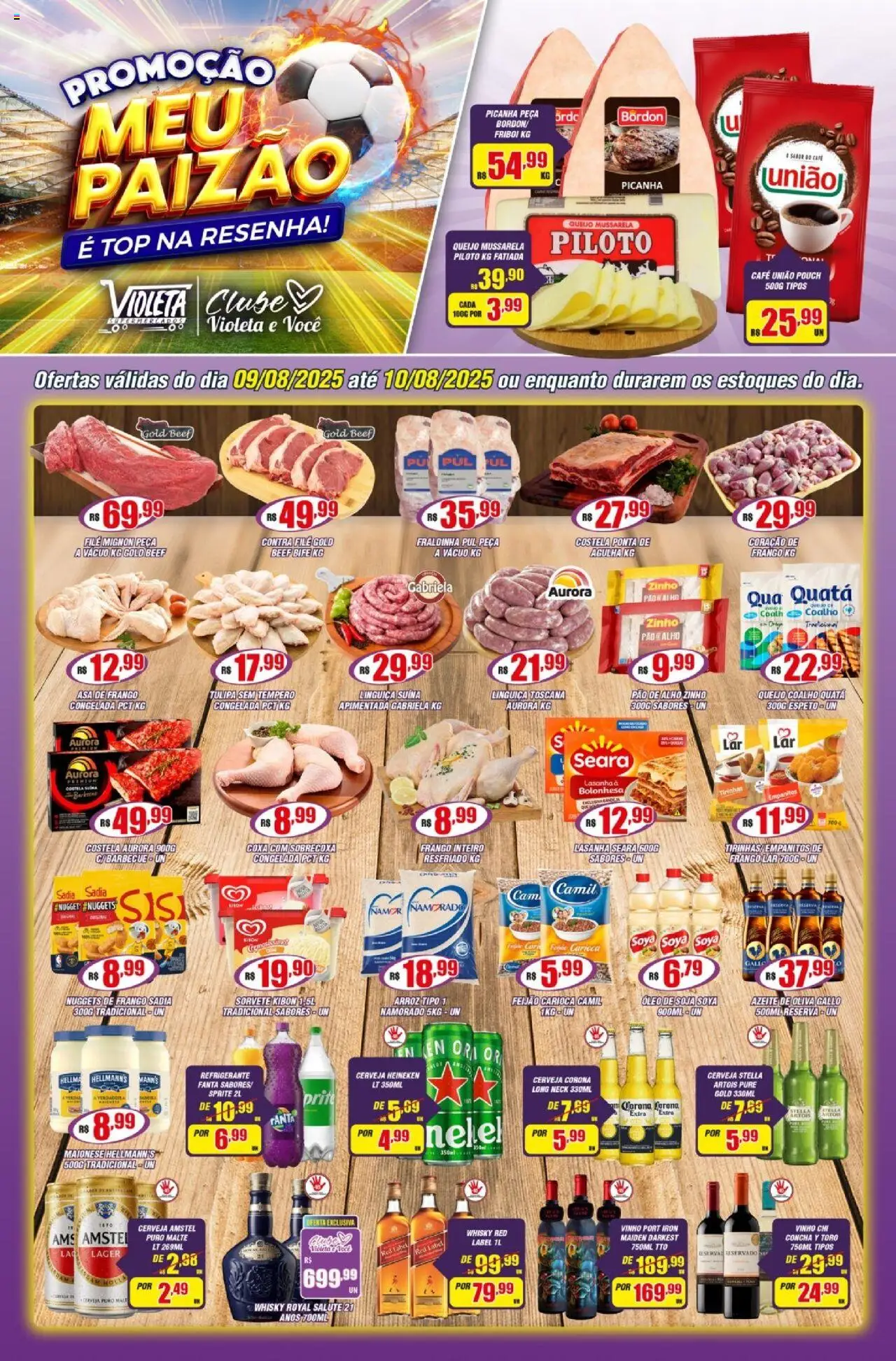 Violeta Supermercados folheto "Ofertas da semana" válido a partir de 09/08/2025 - número de página 1