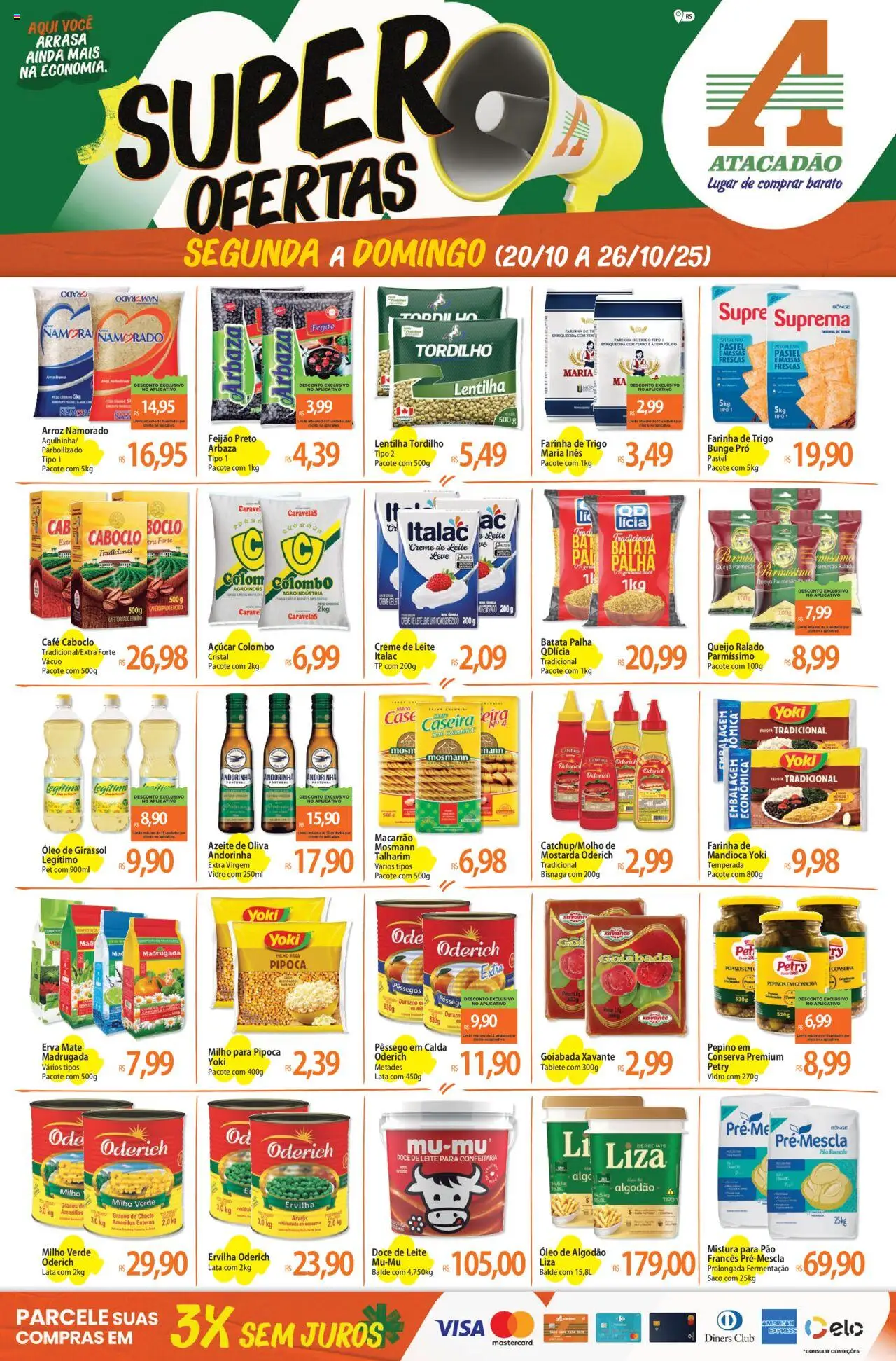 Atacadão folheto "Ofertas - RS" válido a partir de 20/10/2025 - número de página 1