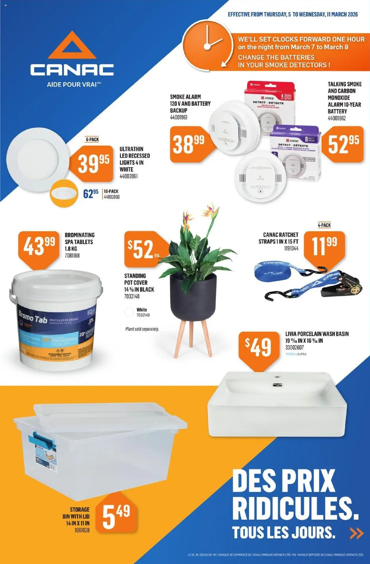 Preview of leaflet Canac weekly flyer from shop Canac is valid from Mar 05, 2026