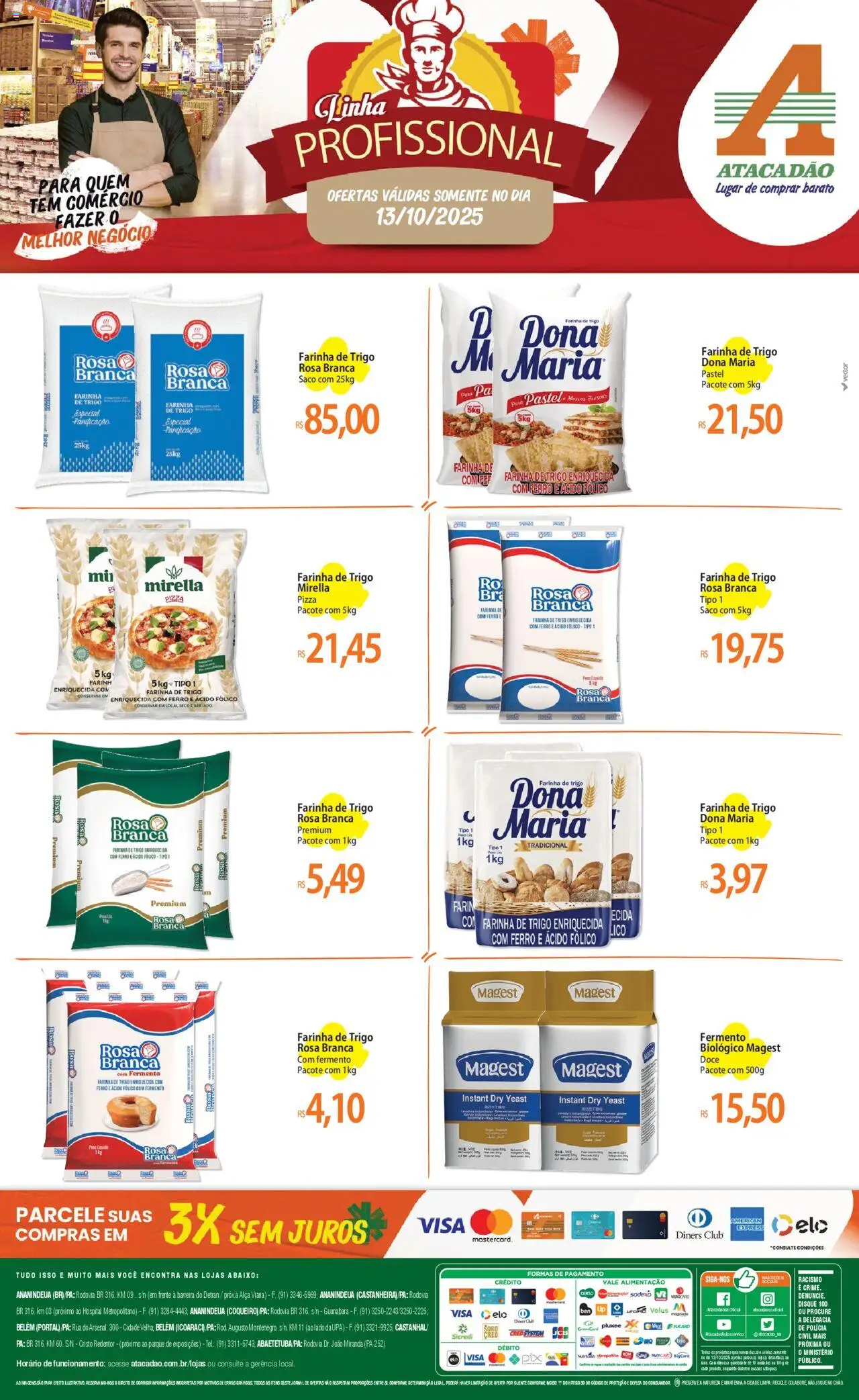Atacadão folheto "Ofertas - PA" válido a partir de 13/10/2025 - número de página 1