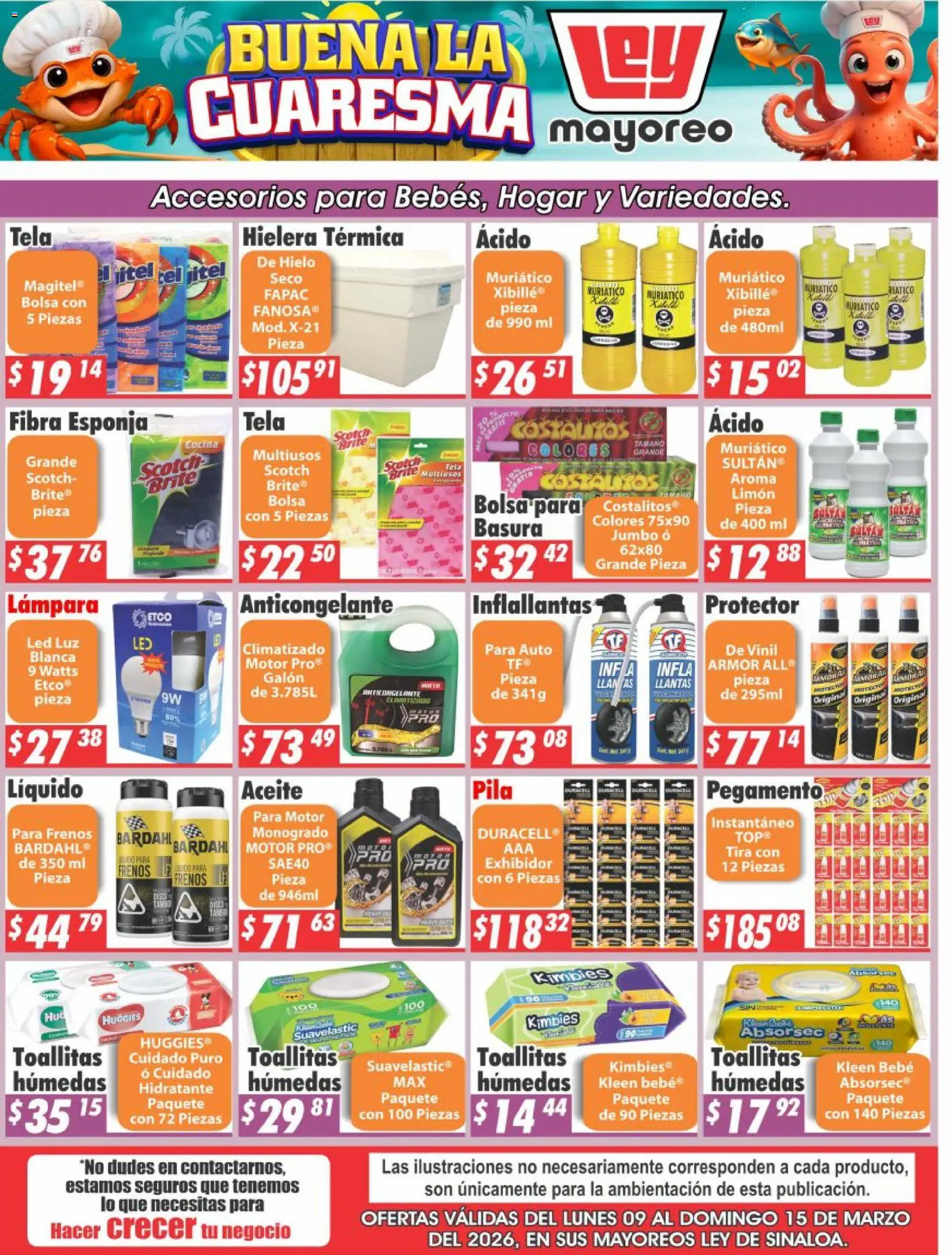 Vista previa las ofertas de la tienda Casa Ley - Casa Ley folleto Sinaloa desde el 09/03/2026 