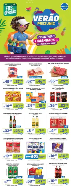Pré-Visualização do folheto "Encarte" da loja Prezunic válido a partir de 02/01/2026