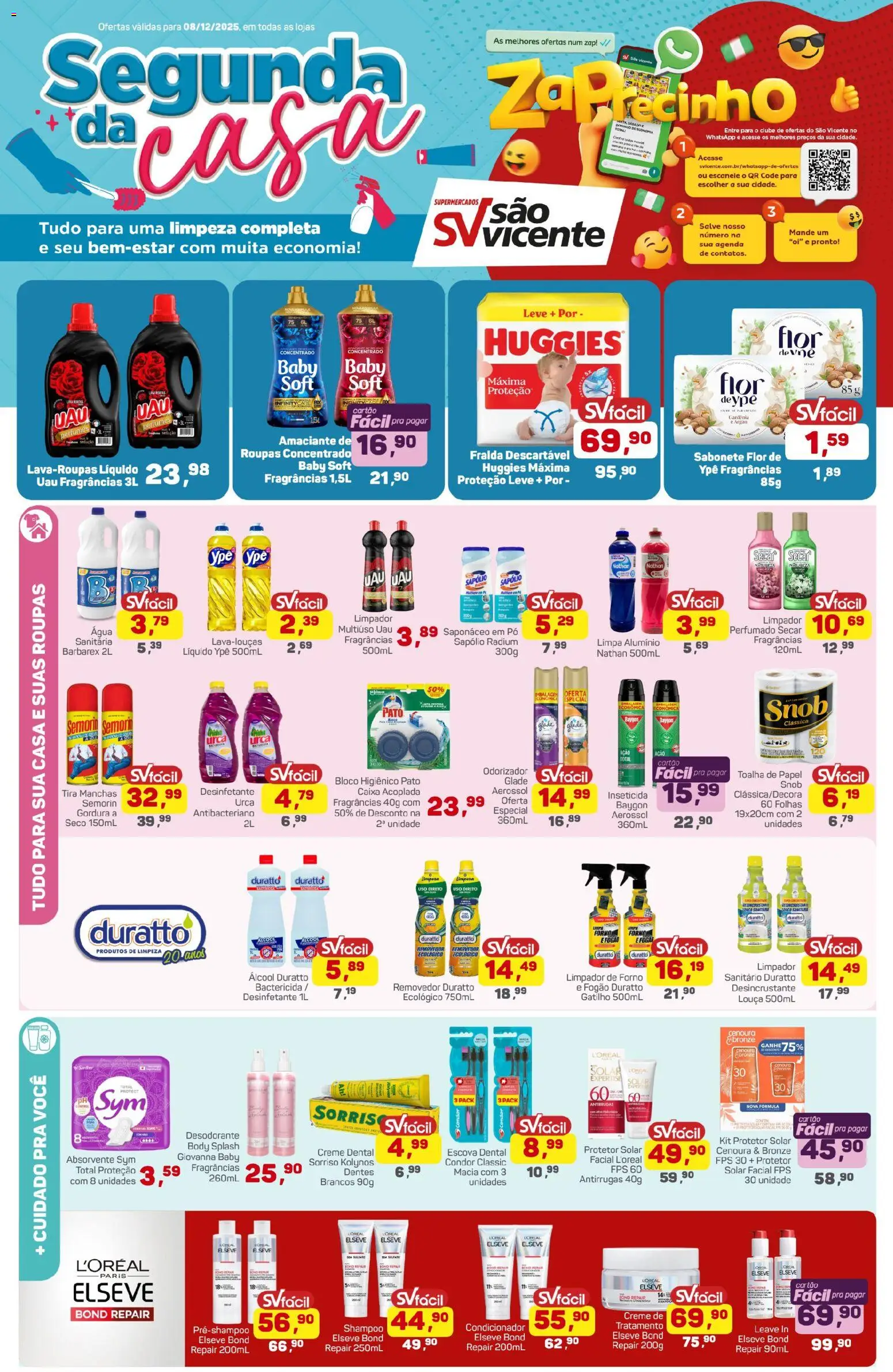 Pré-Visualização do folheto "Ofertas da semana" da loja Supermercados São Vicente válido a partir de 08/12/2025