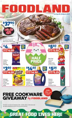 Preview of catalogue Foodland catalogue from shop Foodland valid 18/03/2026