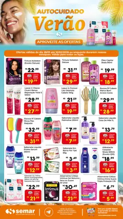 Pré-Visualização do folheto "Ofertas de Verão" da loja Semar Supermercado válido a partir de 28/01/2026
