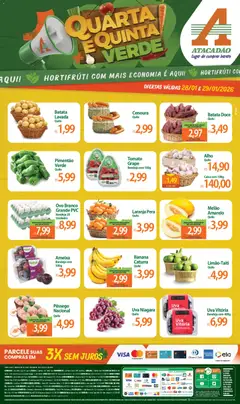 Pré-Visualização do folheto "Ofertas - RS" da loja Atacadão válido a partir de 28/01/2026