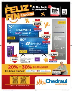 Vista previa las ofertas de la tienda Chedraui - Buen Fin desde el 13/11/2025 