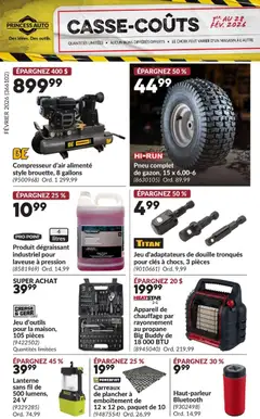 Un aperçu du dépliant Casse-Coûts du magasin Princess Auto est valide à partir 1 févr. 2026