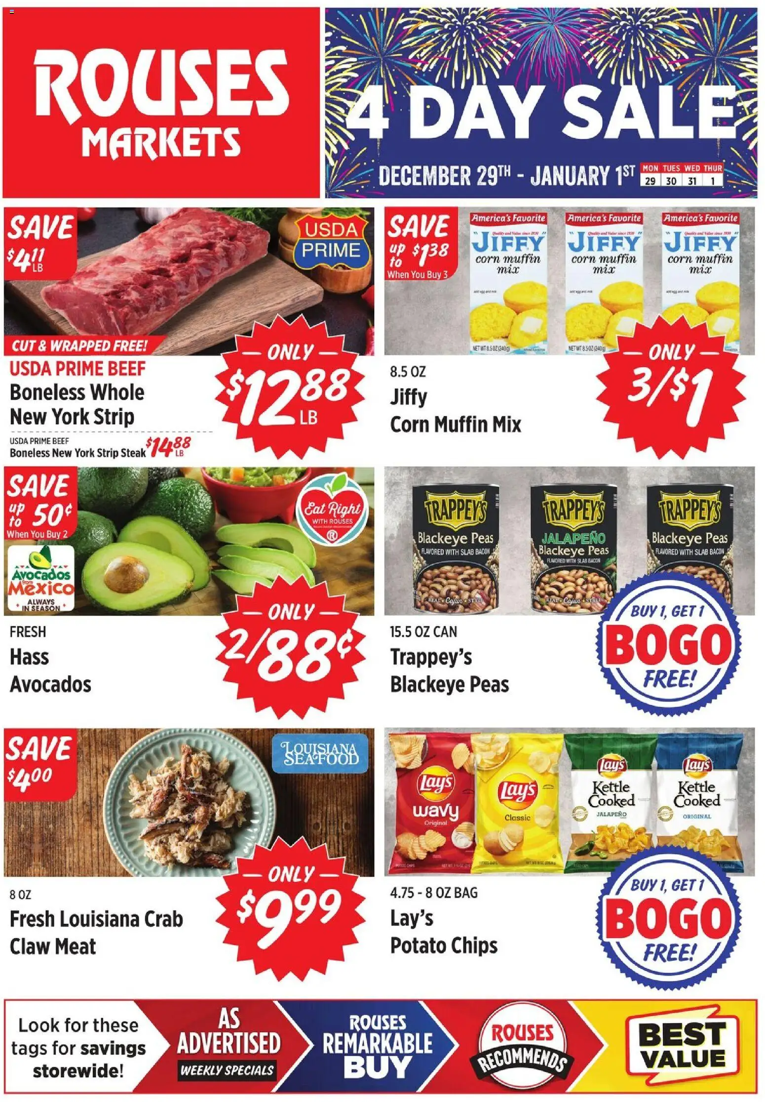 Ad Preview of Rouses Weekly Ad from 12/26/2025