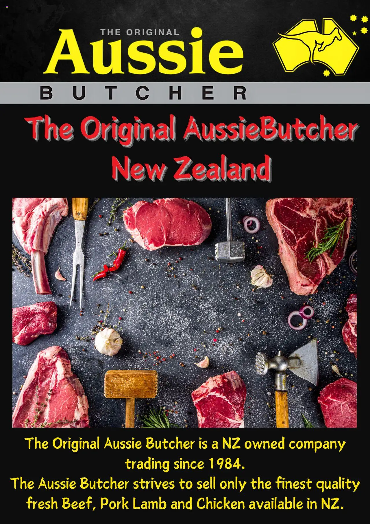Catalogue Aussie Butcher catalogue valid from 6 Oct 2025 - page 1