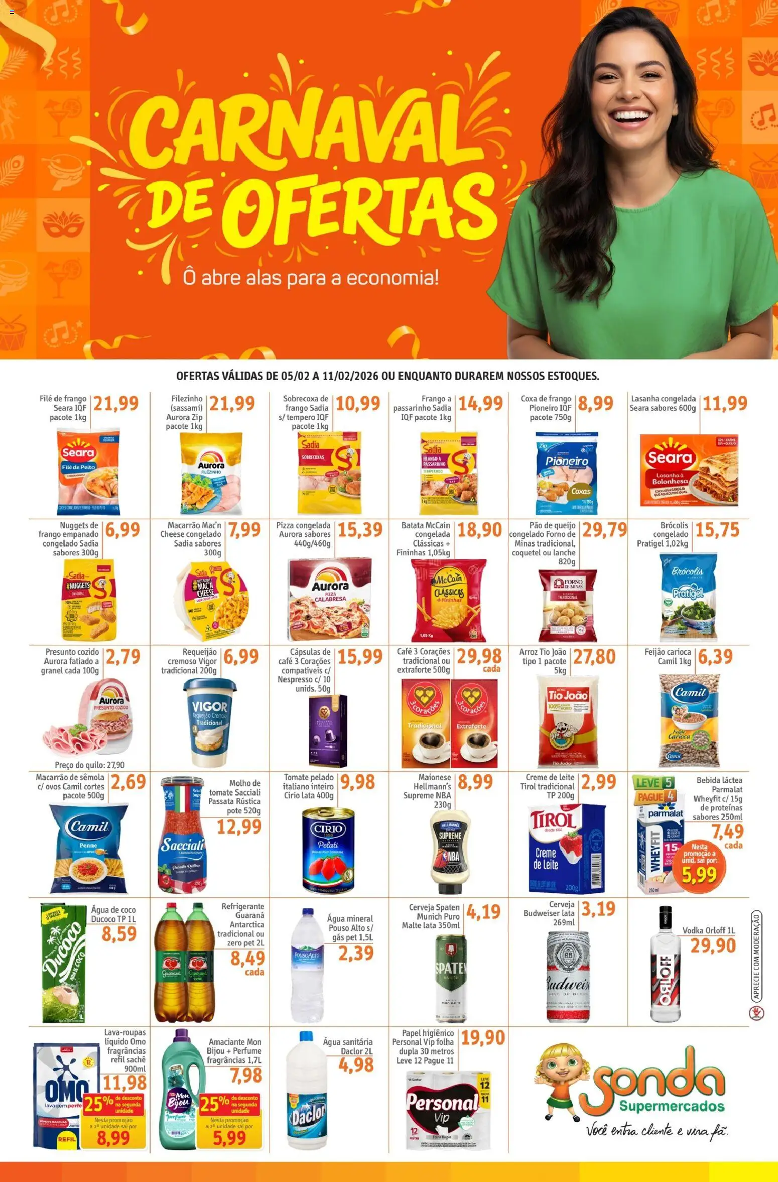 Pré-Visualização do folheto "Ofertas da semana" da loja Sonda válido a partir de 05/02/2026