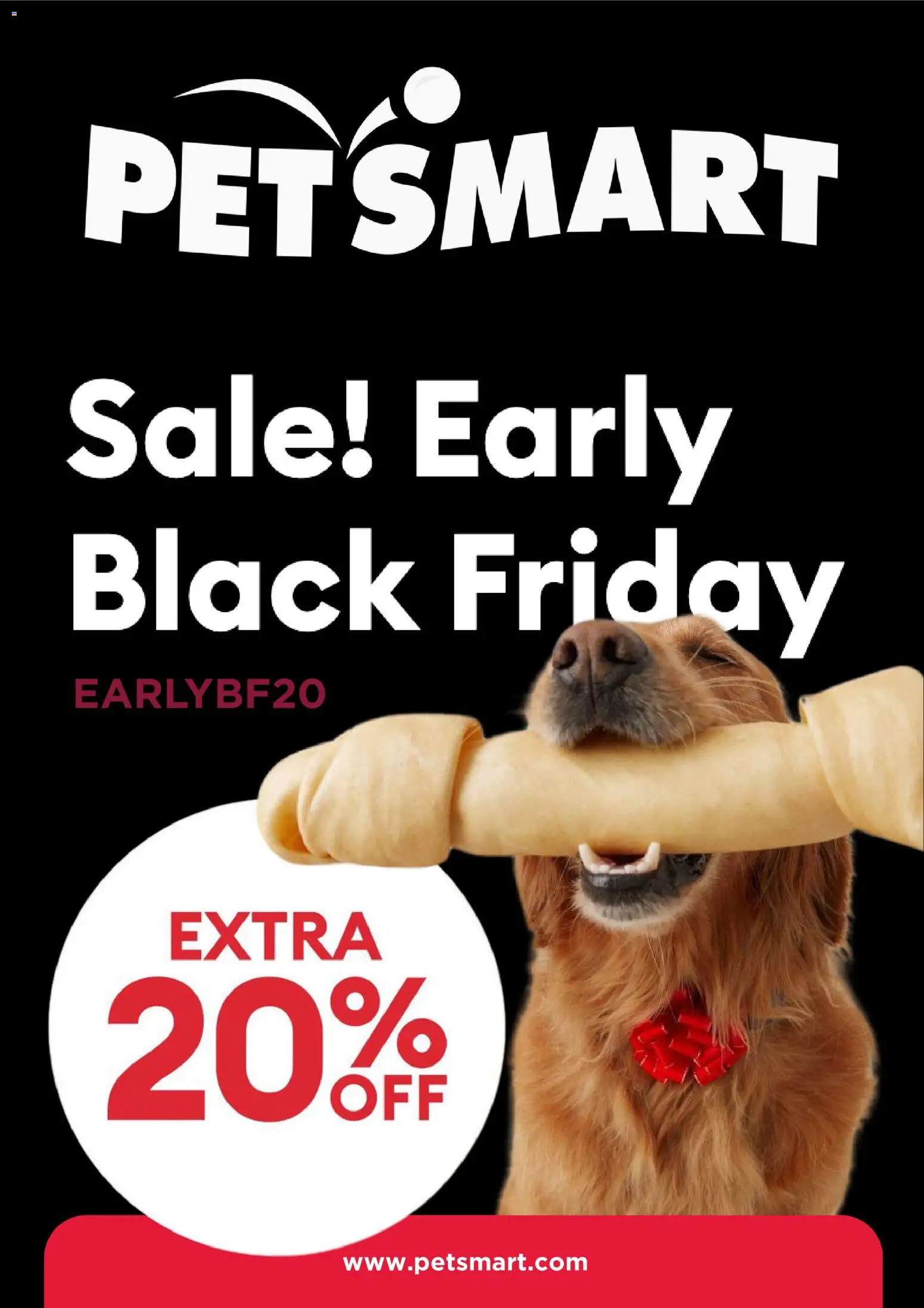 Ad Preview of Petsmart Black Friday from 11/24/2025