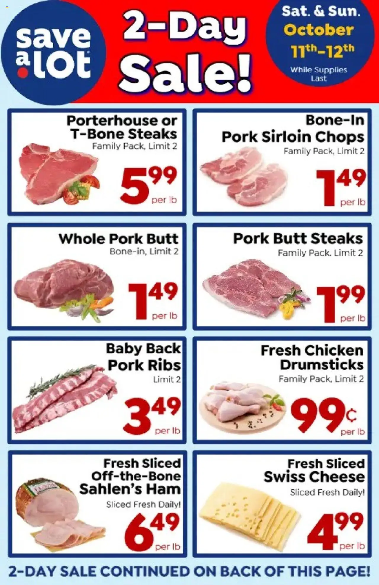 Save a Lot Ad from 10/11/2025 - Flyer - Page number 1