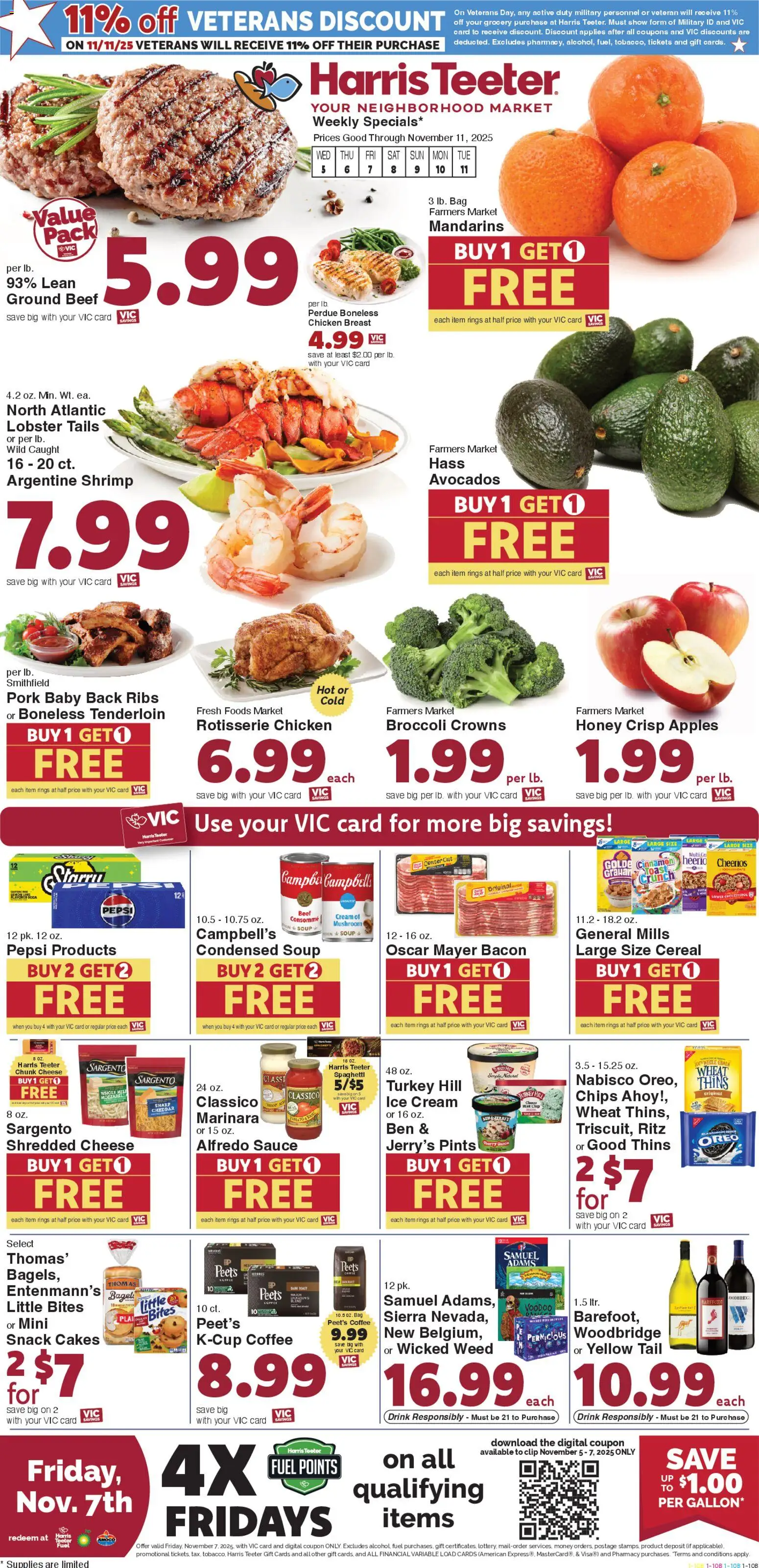 Ad Preview of Harris Teeter Weekly Ad from 11/05/2025